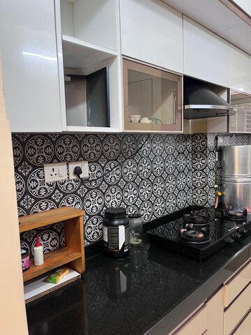 Kitchen in 2 BHK Apartment at Lodha Amara, Kolshet Road – for Rent