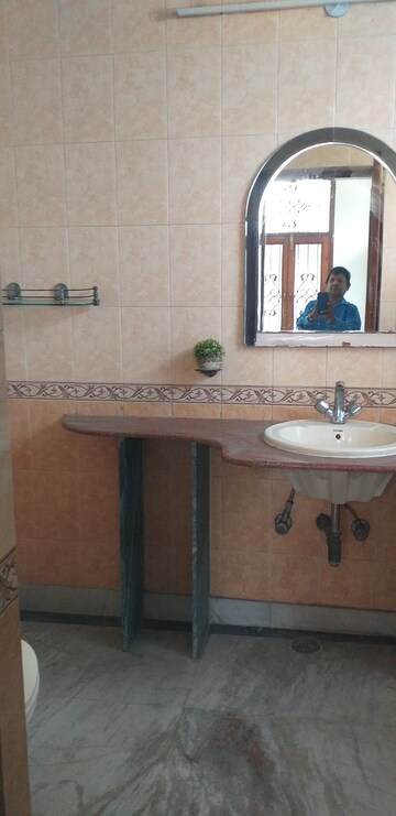 Bathroom in 3 BHK Builder Floor at Anand Niketan – for Rent