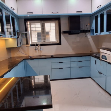 Kitchen in 3 BHK Apartment at Samhita Splendid Homes, Tadepalli – for Sale