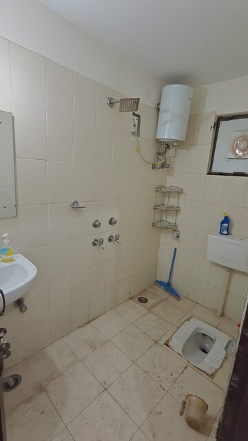 Bathroom in 2 BHK Apartment at Vasant Kunj – for Rent