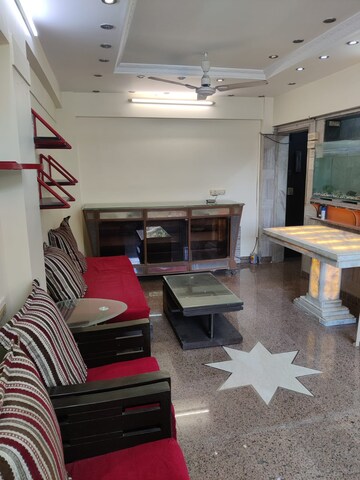 Living Room in 1 BHK Apartment at Manik Moti Varsova, Versova – for Rent