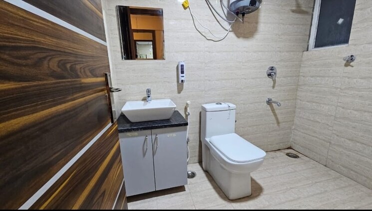 Bathroom, okay-plus-solitaire-suites Studio 441 Sq.Ft. Apartment In Ramnagariya Jaipur 9107541