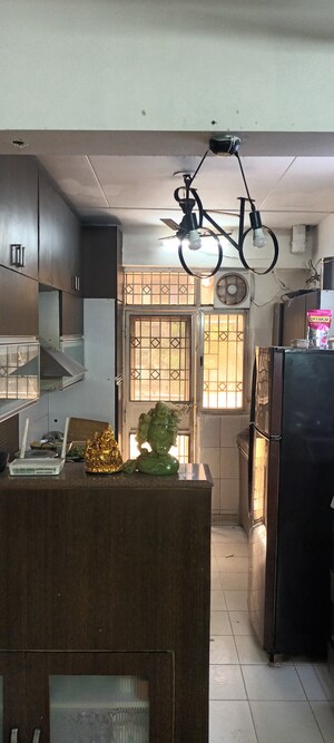 Kitchen in 4 BHK Apartment at Exotica Elegance, Vaibhav Khand – for Sale