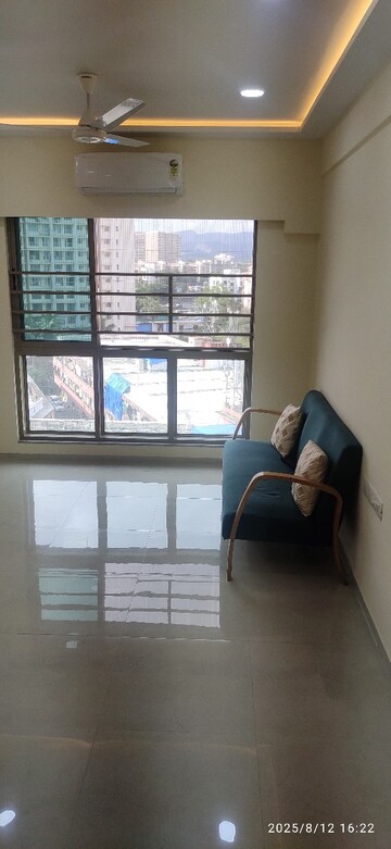 Living Room in 1 BHK Apartment at Sheth Vasant Oasis, Andheri East – for Rent