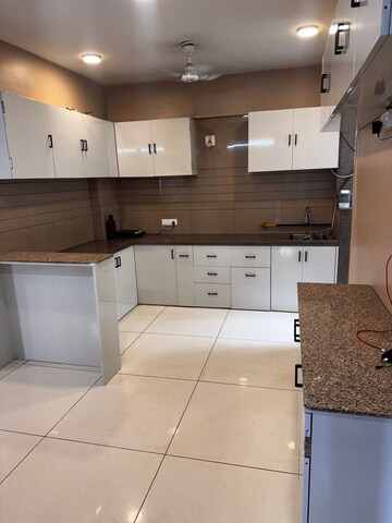 Kitchen in 3 BHK Apartment at Gala Orchid Sky, Shela – for Rent
