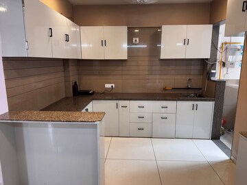 Kitchen in 3 BHK Apartment at Gala Orchid Sky, Shela – for Rent