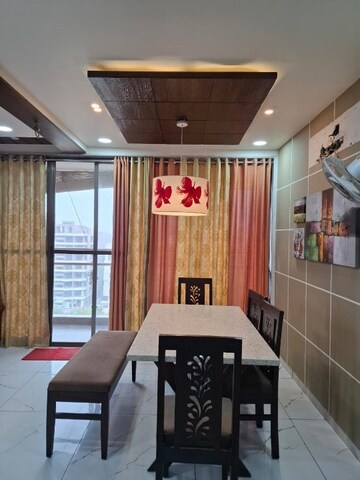 Dining area in 3 BHK Apartment at Synnove Palladium, Vasna Bhayli Road – for Rent