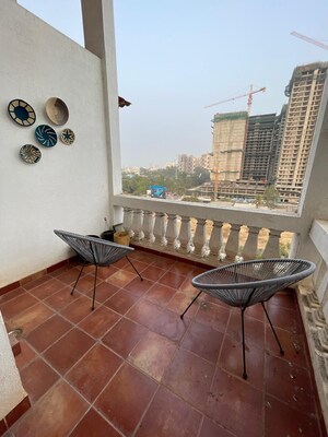 Balcony in 2 BHK Apartment at Nyati Meadows Phase II, Wadgaon Sheri – for Sale