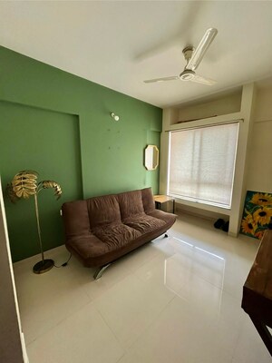 Living Room in 2 BHK Apartment at Nyati Meadows Phase II, Wadgaon Sheri – for Sale