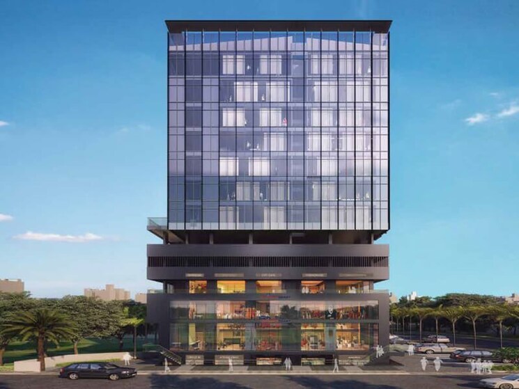 Exterior View, the-platinum-towers Commercial Office Space 980 Sq.Ft. In Kharadi Pune 9107728