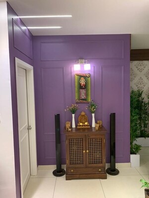 Living Room in 3.5 BHK Apartment at Prestige Lakeside Habitat, Varthur – for Sale