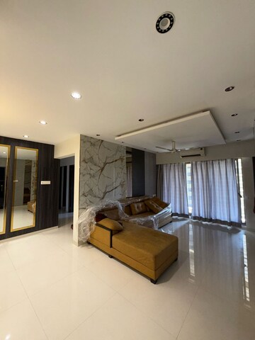 Living Room in 3 BHK Apartment at Acme Ozone, Manpada – for Rent