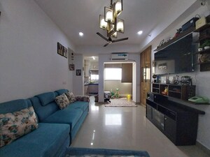 Living Room in 2.5 BHK Apartment at Nimbus The Park Street, Chi V Greater Noida – for Sale