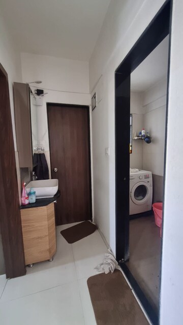 Bathroom in 1 BHK Apartment at RR Akshay Heights, Wakad – for Rent