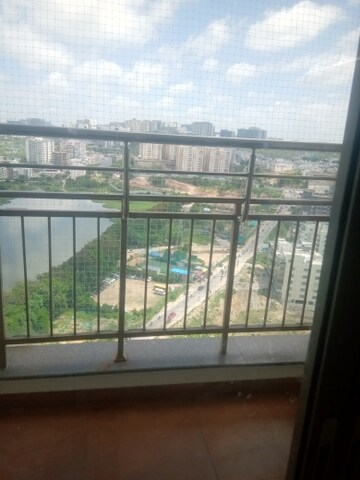 Balcony in 3 BHK Apartment at Lanco Hills Apartments, Manikonda – for Rent