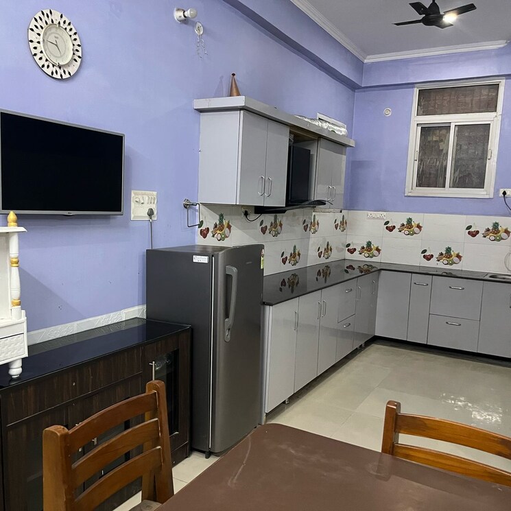 Kitchen, ahmamau 3 Bedroom 1300 Sq.Ft. Apartment In Ahmamau Lucknow 9108048