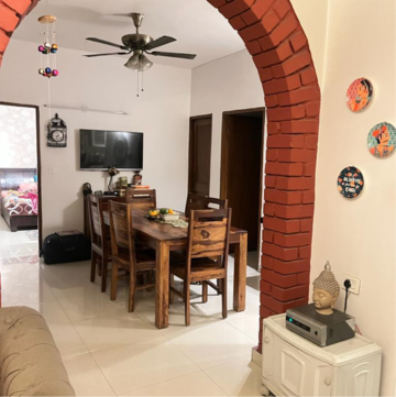 Living Room in 3 BHK Apartment at Panchkula Urban Estate – for Rent