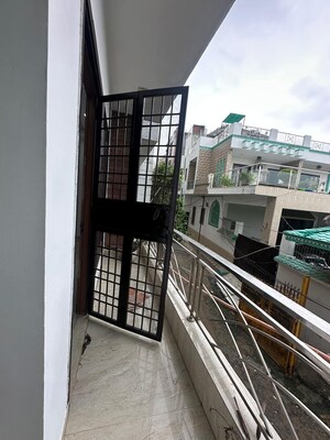 Balcony in 4 BHK Builder Floor at Freedom Fighters Enclave – for Sale