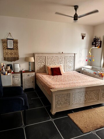 Bedroom in 3 BHK Apartment at Kay Arr Millagres, Koramangala – for Rent