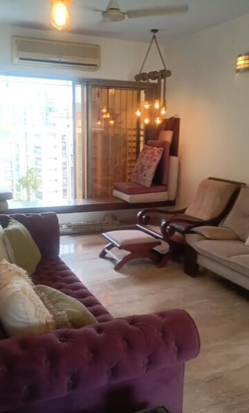 Living Room in 3 BHK Apartment at Link Garden, Andheri West – for Rent