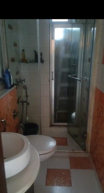 Bathroom in 3 BHK Apartment at Link Garden, Andheri West – for Rent