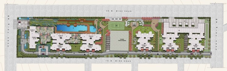 Master Plan, ace-hanei 4 Bedroom 3200 Sq.Ft. Apartment In Sector 12 Greater Noida Greater Noida 9108264