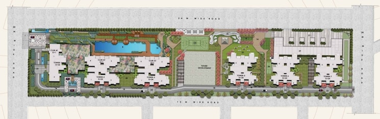 Master Plan, ace-hanei 4 Bedroom 4190 Sq.Ft. Apartment In Sector 12 Greater Noida Greater Noida 9108286