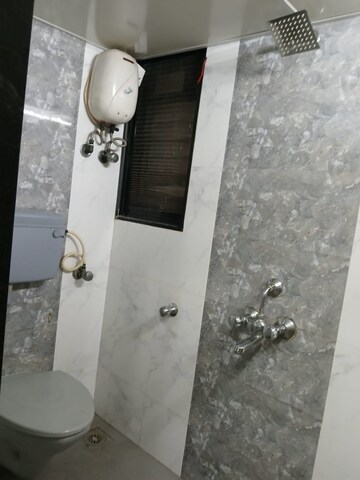 Bathroom in 2 BHK Apartment at Haware Indraprastha Regency, Goregaon West – for Rent