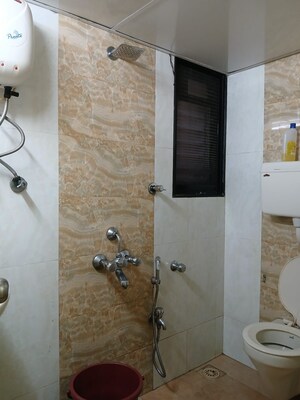 Bathroom in 2 BHK Apartment at Haware Indraprastha Regency, Goregaon West – for Rent
