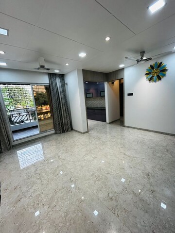 Living Room in 1 BHK Apartment at Satya Pine View, Badlapur East – for Sale