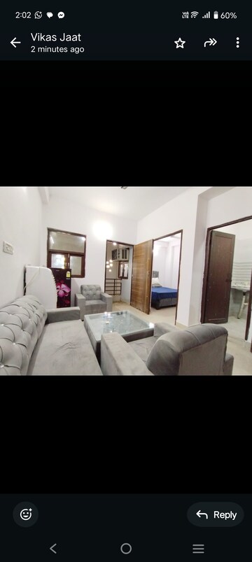 Bedroom in 1 BHK Builder Floor at Saket – for Rent