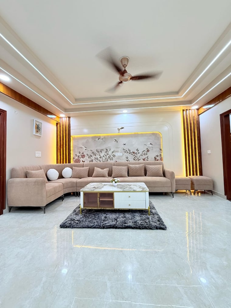 Living Room, mansarovar extension 3 Bedroom 1500 Sq.Ft. Apartment In Mansarovar Extension Jaipur 9108393