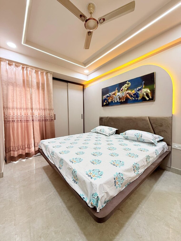 Master Bedroom, mansarovar extension 3 Bedroom 1500 Sq.Ft. Apartment In Mansarovar Extension Jaipur 9108393