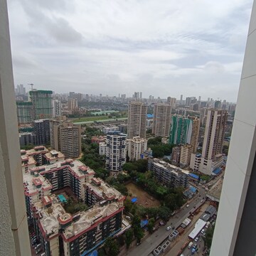 Balcony in 3 BHK Apartment at Oberoi Sky City, Khande Rao Dongari – for Rent