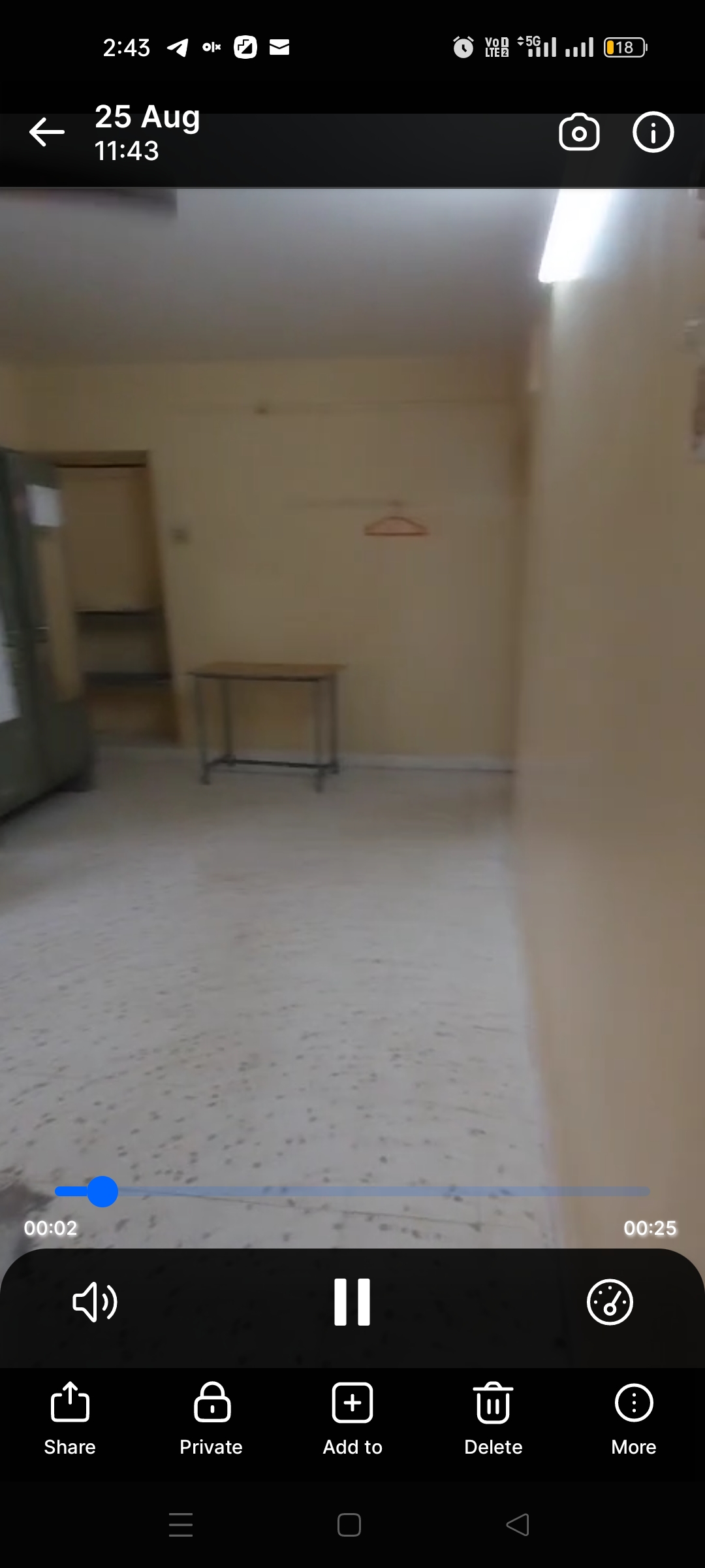 1 BHK + Pooja Room Villa For Rent in Karve Nagar