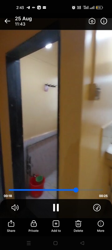 Bathroom in 1 BHK Villa at Karve Nagar – for Rent