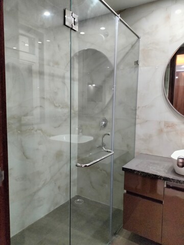 Bathroom in 3.5 BHK Apartment at Saket – for Rent
