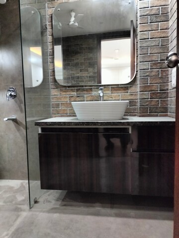 Bathroom in 3.5 BHK Apartment at Saket – for Rent