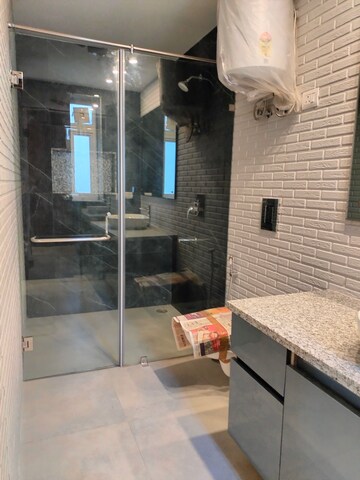 Bathroom in 3.5 BHK Apartment at Saket – for Rent