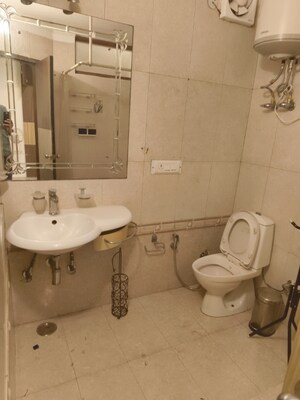 Bathroom in 3.5 BHK Apartment at Vasant Kunj – for Sale