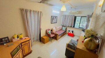 Living Room in 1 BHK Apartment at Bandra West – for Rent