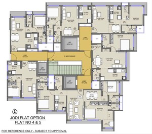 Floor Plan in 2 BHK Apartment at Commercial Chandra Darshan Heights, Chinchpokli – for Sale