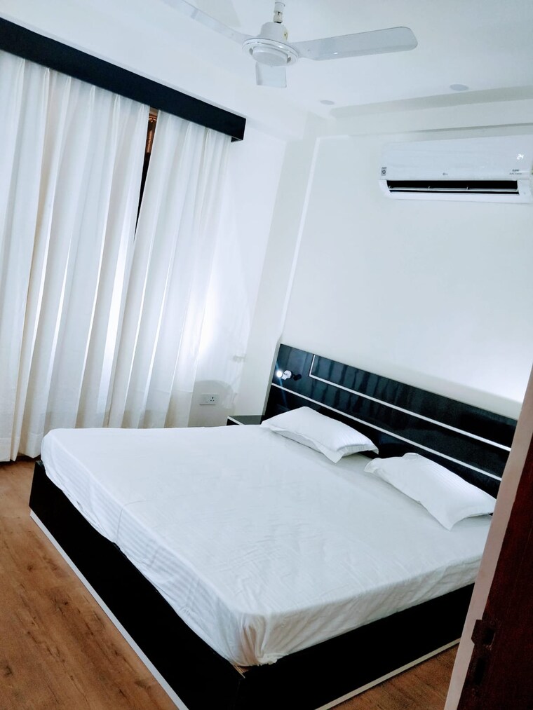 Bedroom, dhakoli 3 Bedroom 1350 Sq.Ft. Apartment In Dhakoli Zirakpur 9108693