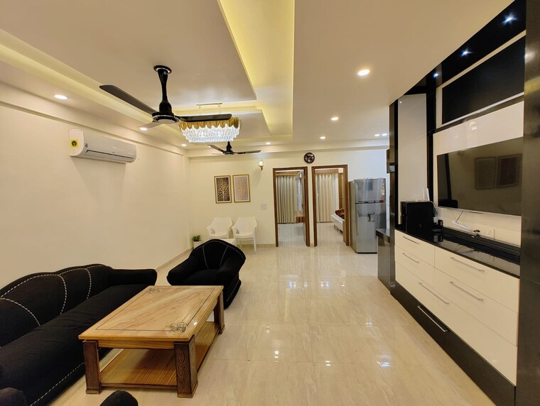 Living Room, dhakoli 3 Bedroom 1350 Sq.Ft. Apartment In Dhakoli Zirakpur 9108693