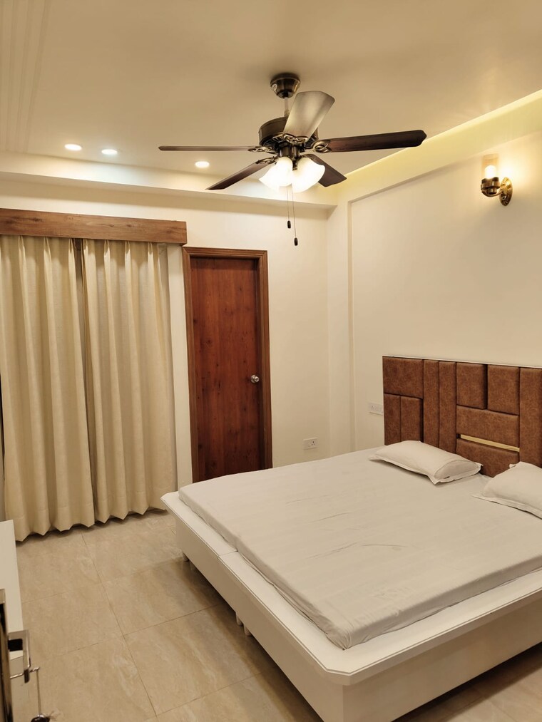 Bedroom, dhakoli 3 Bedroom 1350 Sq.Ft. Apartment In Dhakoli Zirakpur 9108693
