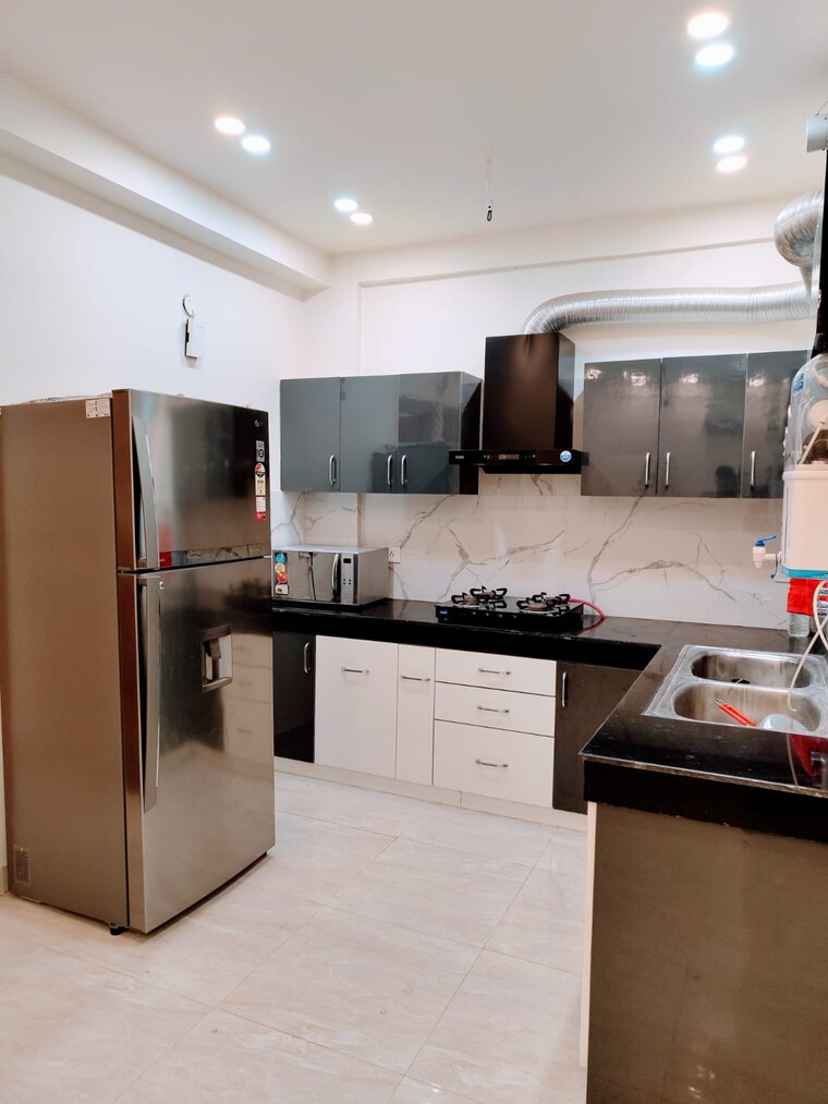 Kitchen, dhakoli 3 Bedroom 1350 Sq.Ft. Apartment In Dhakoli Zirakpur 9108693