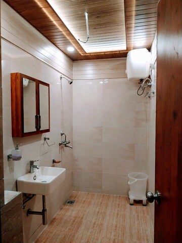 Bathroom in 3 BHK Apartment at Dhakoli – for Sale