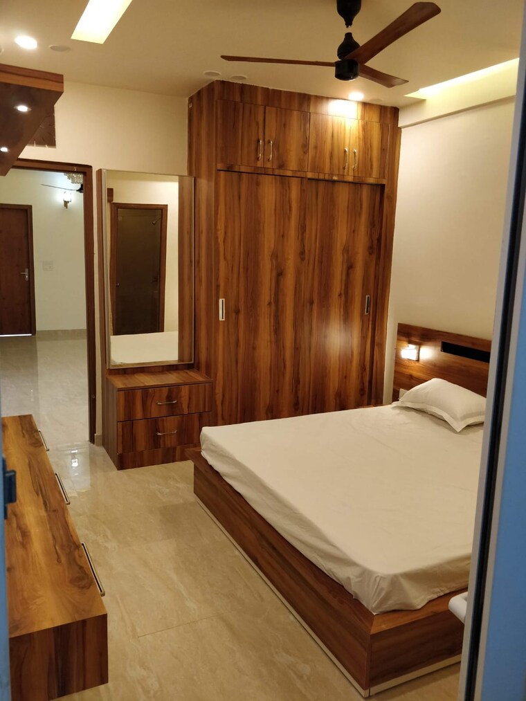 Bedroom, dhakoli 3 Bedroom 1350 Sq.Ft. Apartment In Dhakoli Zirakpur 9108693