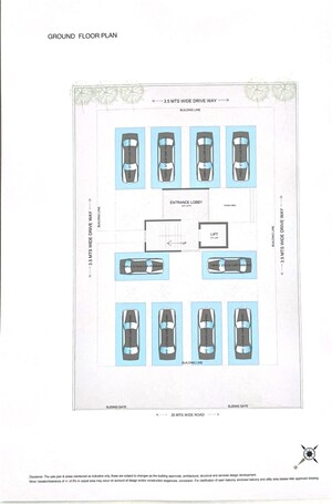 Floor Plan in 2 BHK Apartment at Ghansoli Sector 21 – for Sale