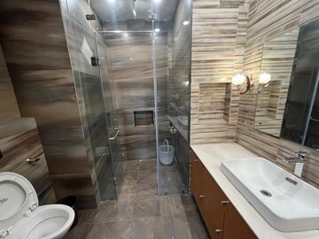Staircase in 4 BHK Villa at Risland Sky Mansion, Chattarpur – for Rent